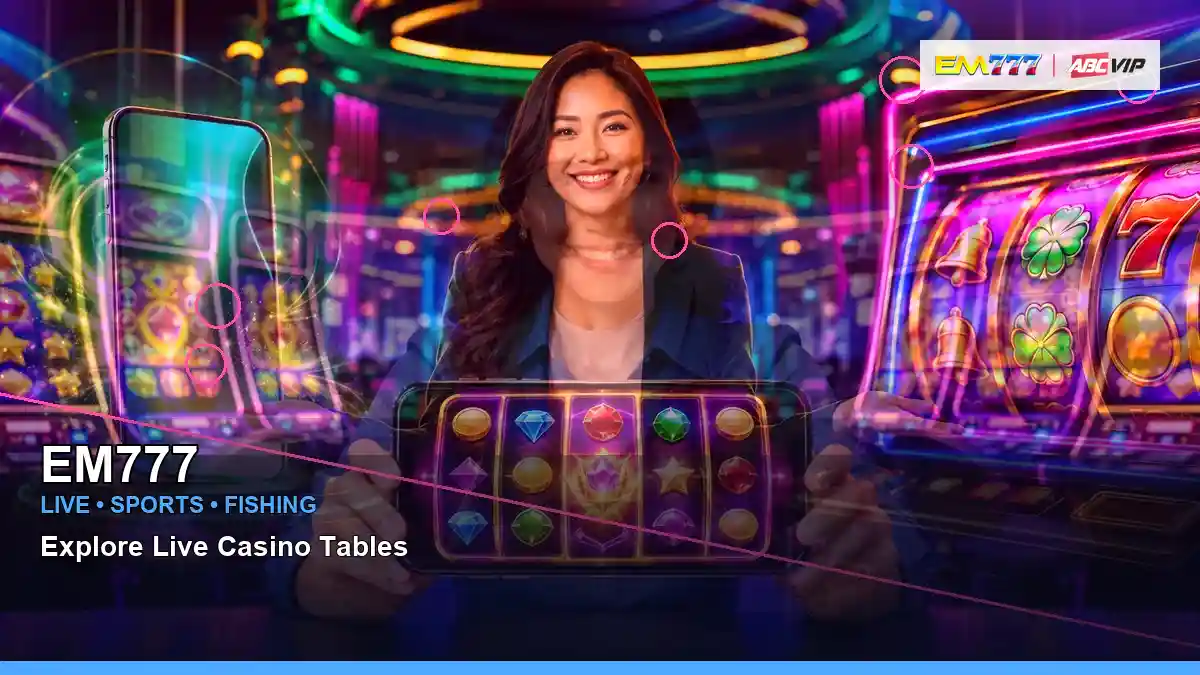 EM777 high-energy party online slot games in a centered layout for Philippine players