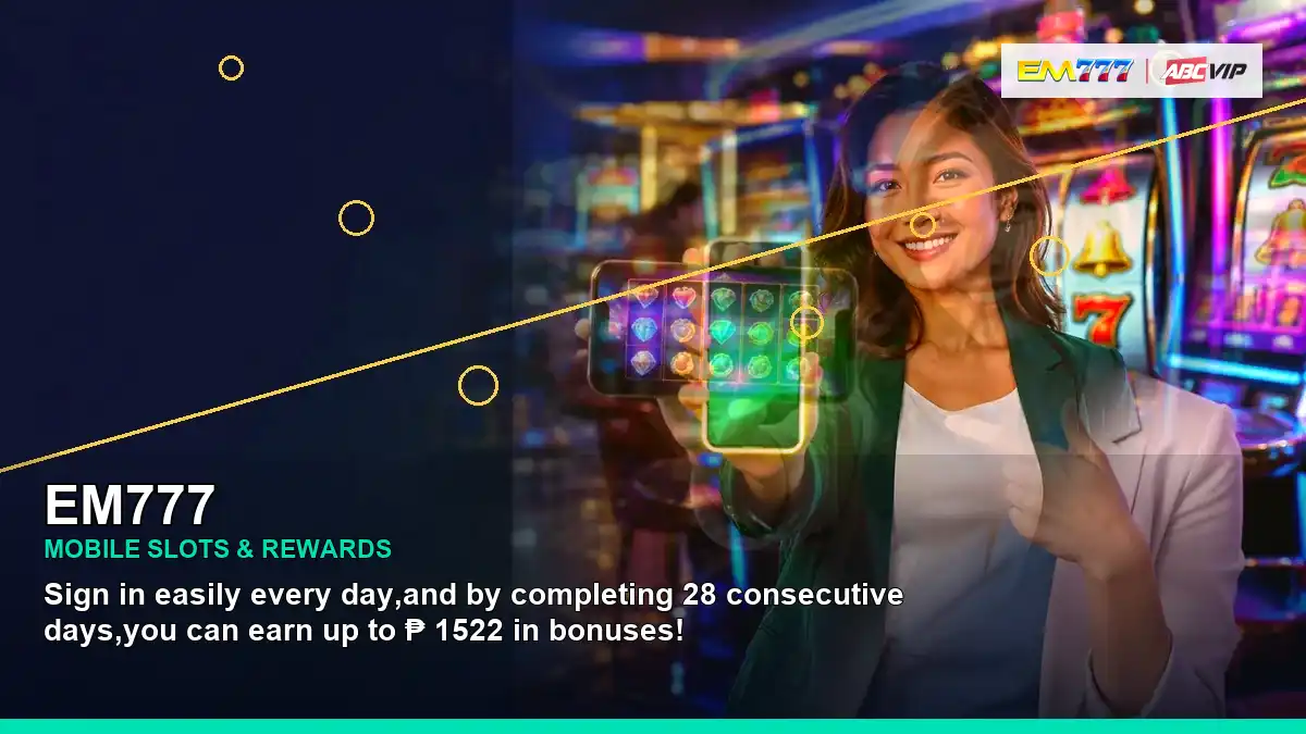 EM777 EM777 lucky wheel games information for Philippine users scene with right-framed coins casino cashback rewards for